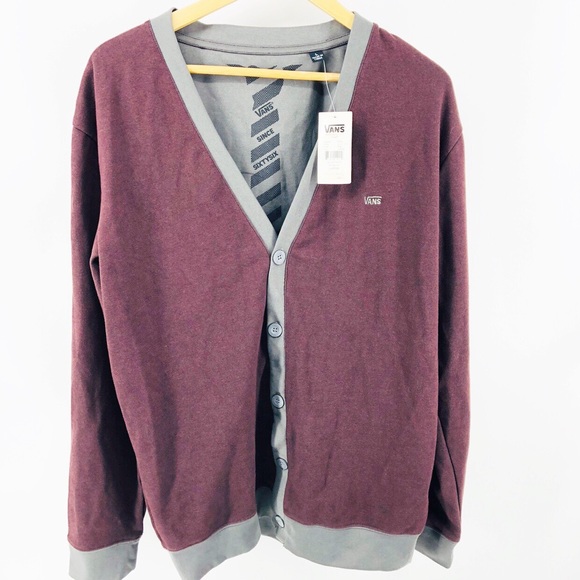 maroon and gray vans